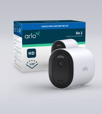 Caméra de vidéosurveillance extérieure sans fil Arlo Go 2
