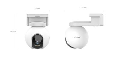 Caméra de vidéosurveillance extérieure sur batterie Ezviz HB8 2K+