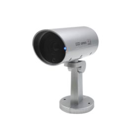 Caméra de vidéosurveillance factice extérieure rotative Chacon