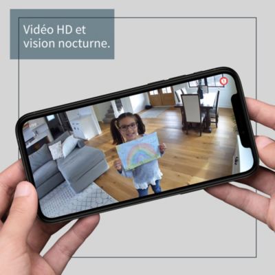 Caméra de vidéosurveillance intérieure sans fil Arlo Essential 1080p noire