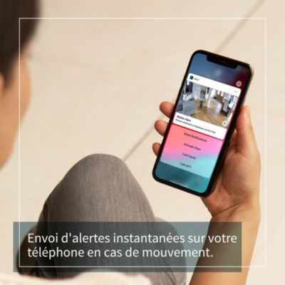 Caméra de vidéosurveillance intérieure sans fil Arlo Essential 1080p noire