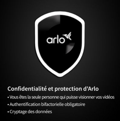 Caméra de vidéosurveillance sans fil Arlo Essential Spotlight 1080p blanche, lot de 3