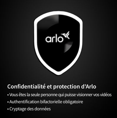 Caméra de vidéosurveillance sans fil Arlo Floodlight Pro3 2K blanche