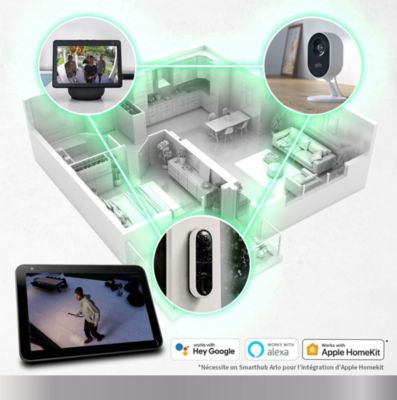 Caméra de vidéosurveillance sans fil Arlo Pro 5 Spotlight, lot de 2