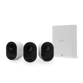 Caméra de vidéosurveillance sans fil Arlo Ultra2 4K blanche, lot de 3