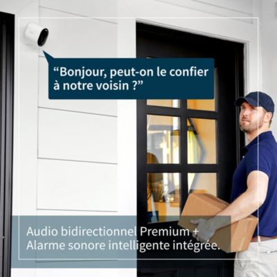 Caméra de vidéosurveillance sans fil Arlo Ultra2 4K blanche