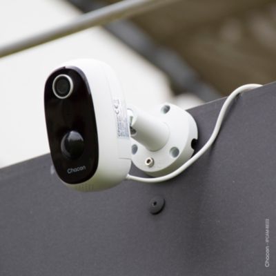 Caméra de vidéosurveillance sans fil extérieure Chacon panneau solaire