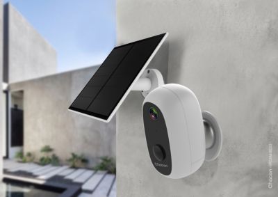 Caméra de vidéosurveillance sans fil extérieure Chacon panneau solaire
