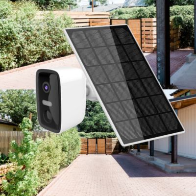 Caméra de vidéosurveillance sans fil extérieure Chacon panneau solaire
