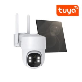 CAMERA DOME EXTERIEURE 2K SOLAIRE 4G TUYA