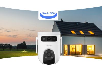 Caméra extérieure motorisée H9C 3MP 2K EZVIZ