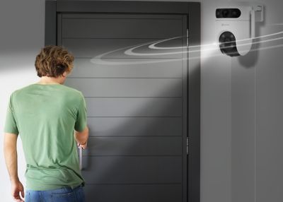 Caméra extérieure motorisée H9C 3MP 2K EZVIZ