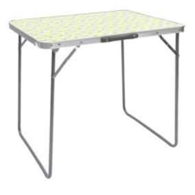 CAMPANI - Table Pliante de Plein Air Décor Motifs Citrons