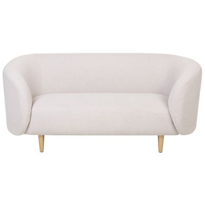Canapé 2 places LOEN Tissu Beige clair