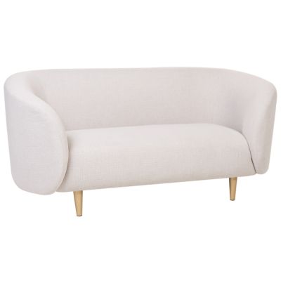 Canapé 2 places LOEN Tissu Beige clair