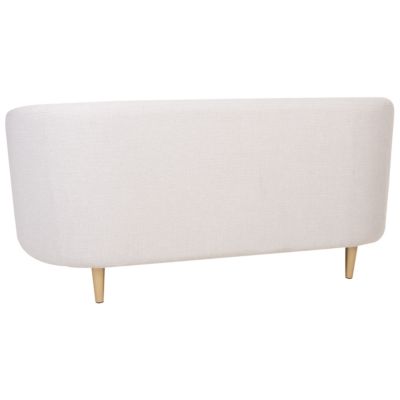 Canapé 2 places LOEN Tissu Beige clair