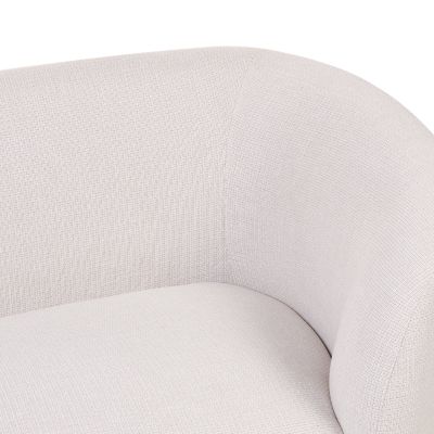 Canapé 2 places LOEN Tissu Beige clair
