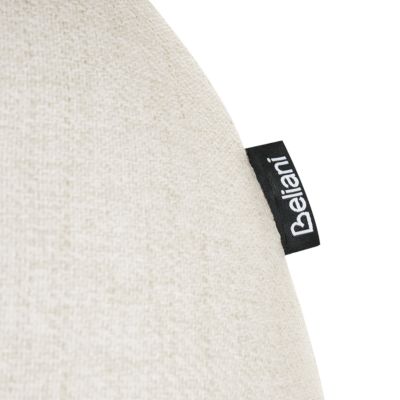 Canapé 2 places LOVBERG Tissu Blanc cassé