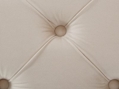 Canapé 3 places, 2 places et fauteuil chesterfield en velours beige EDWINA