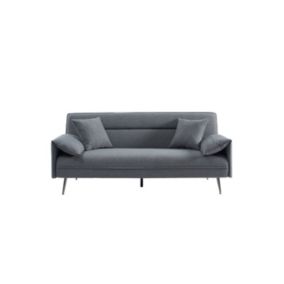 Canapé 3 places convertible gris collection SILAS