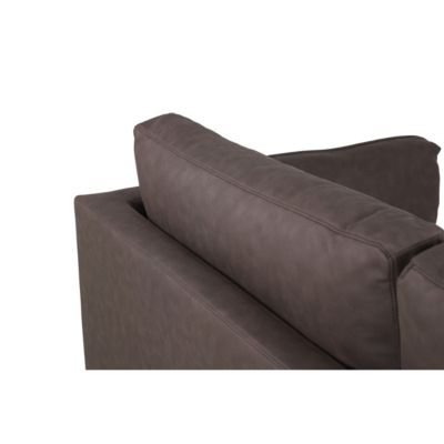 Canapé 3 Places en Microfibre "Boom" 203cm Marron