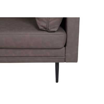 Canapé 3 Places en Microfibre "Boom" 203cm Marron