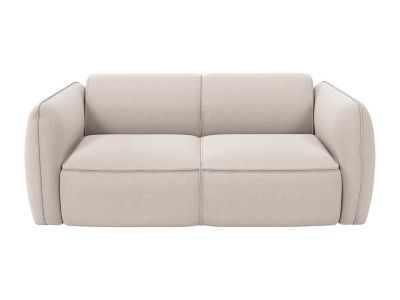 Canapé 3 places en tissu chenille beige CAMILIO de Maison Céphy