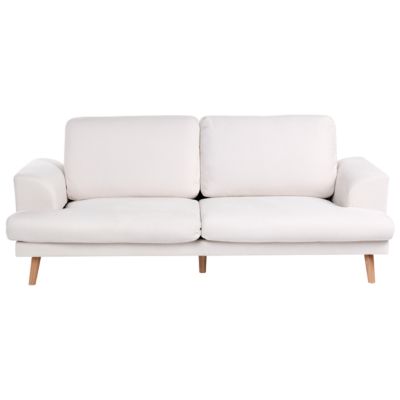 Canapé 3 places KILDAL Tissu Beige clair