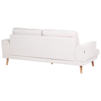 Canapé 3 places KILDAL Tissu Beige clair