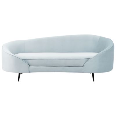 vidaXL Canapé à 3 places Bleu 180 cm Velours - La Poste