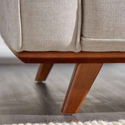 Canapé angle design en tissu gris 5-6 places YORK