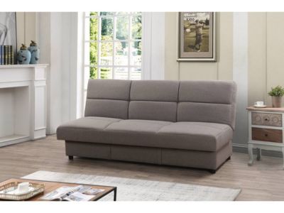 Canapé ClicClac "Enzo"  186 x 80 x 87 cm  3 places  Gris
