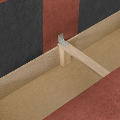 Canapé convertible 3 places en tissu chenille terracotta - Jasper