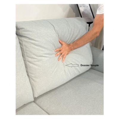 Canapé convertible express 140 RASPAIL matelas 16 cm sommier METAL ...