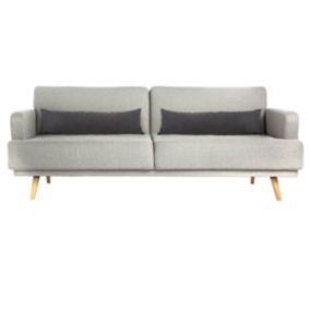 Canapé convertible "Jack" gris 3 places - Atmosphera