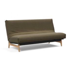 Canapé convertible lit  ASLAK 140  Nordic Cover Soft  Spring tissu Vivus Olive  INNOVATION