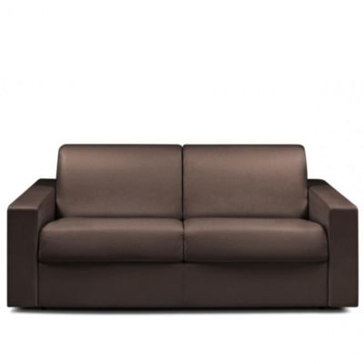 Canapé convertible MIDNIGHT EXPRESS 160cm matelas 16cm neo marron ITALIAN SPIRIT