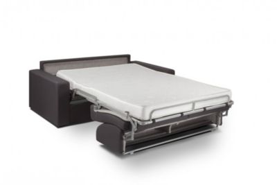 Canapé convertible MIDNIGHT EXPRESS 160cm matelas 16cm neo marron ITALIAN SPIRIT