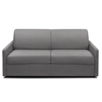 Canapé convertible PARADISO EXPRESS 160cm matelas 14cm gris silver ITALIAN SPIRIT