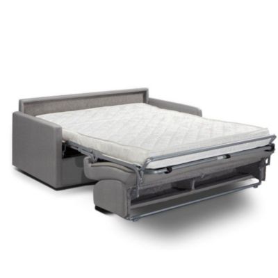 Canapé convertible PARADISO EXPRESS 160cm matelas 14cm gris silver ITALIAN SPIRIT