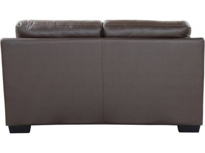 Canapé cuir et PVC "Cardiff"  163 x 92 x 93 cm  Chocolat