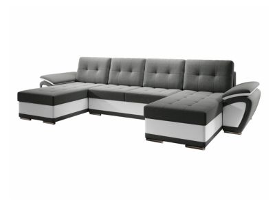 Canapé d'angle Arvada 115, Gris foncé, Fonction de couchage