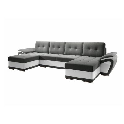 Canapé d'angle Arvada 115, Gris, Fonction de couchage, 336x157x97cm