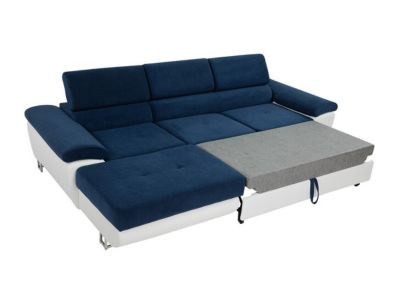 Canapé d'angle Comfivo 192, Marron, Fonction de couchage, 275x170x71cm