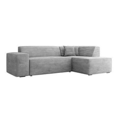 Canapé d'angle Comfivo 289, Gris, Fonction de couchage, 267x205x73cm
