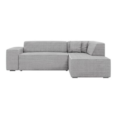 Canapé d'angle Comfivo 289, Gris, Fonction de couchage, 267x205x73cm