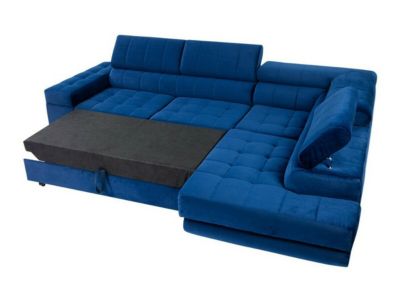 Canapé d'angle Comfivo Anima I, Pourpre, Fonction de couchage