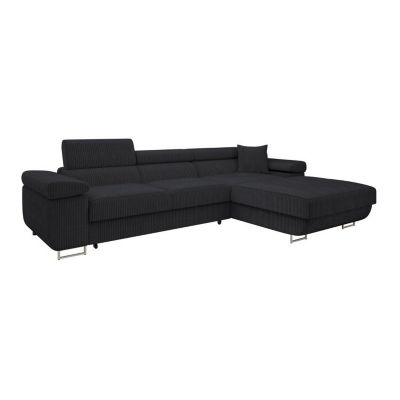 Canapé d'angle Comfivo Eliferu 102, Gris, Fonction de couchage