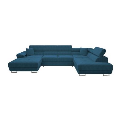 Canapé d'angle Comfivo Eliferu 103, Bleu, Fonction de couchage