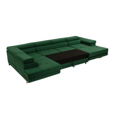 Canapé d'angle Comfivo Eliferu 103, Bleu, Fonction de couchage